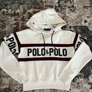 Polo Ralph Lauren athletic crop hoodie size small